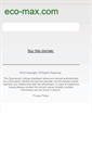 Mobile Screenshot of eco-max.com